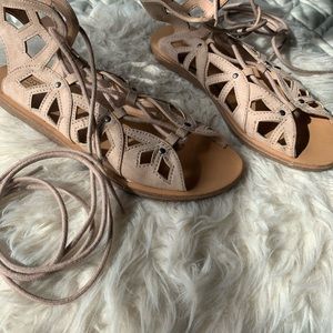Cute lace up sandals